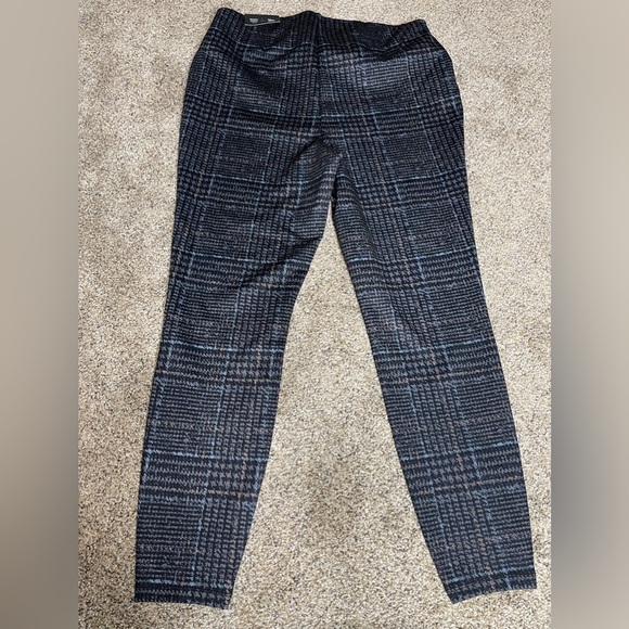 New! Maurices Pull On Crop Pants Womens 16W Plaid Flat Front Comfort Waist - Picture 5 of 5